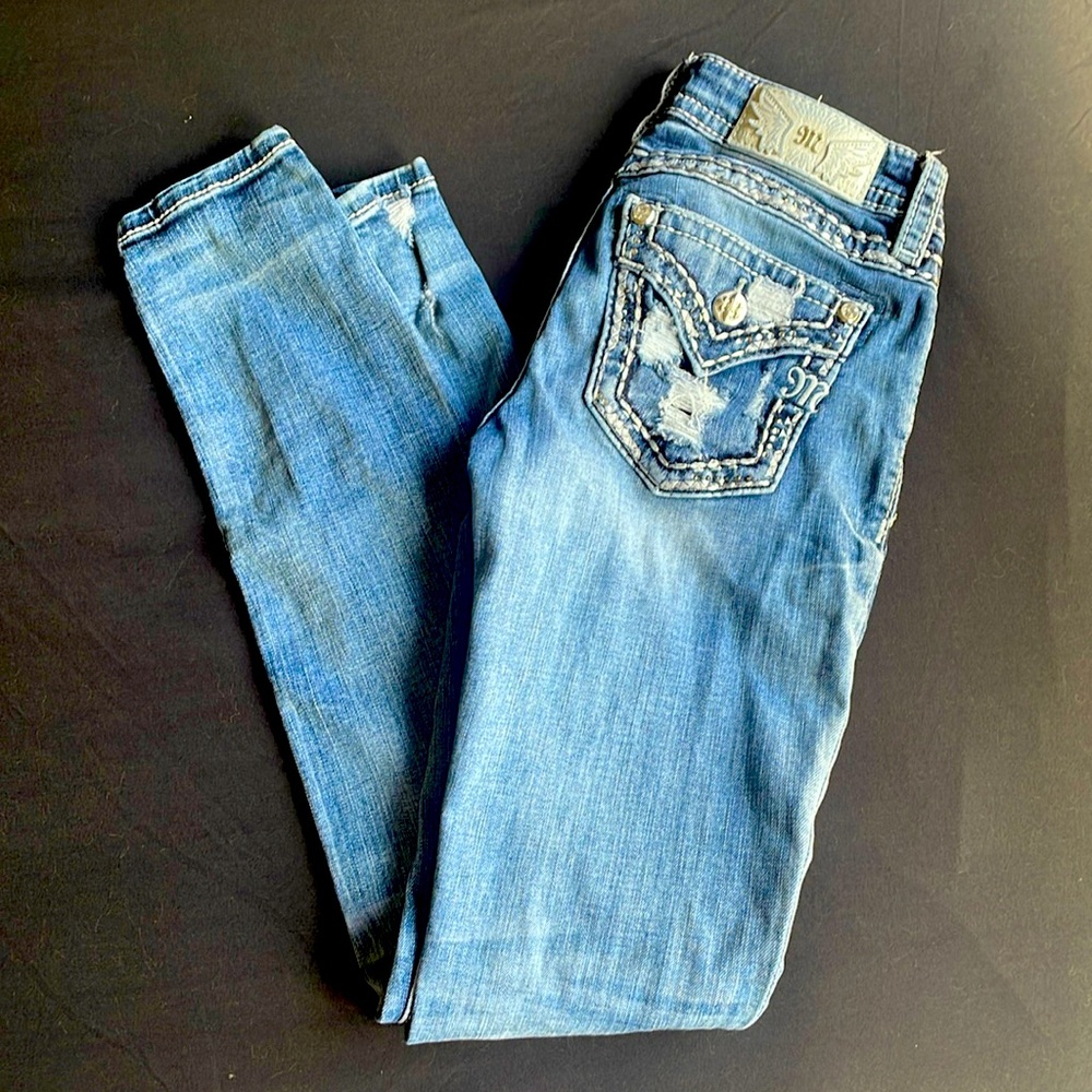 Miss Me skinny jeans GUC size 25